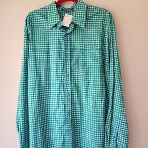 NWT Three Islands - Men's plaid button down shirt - Size XL